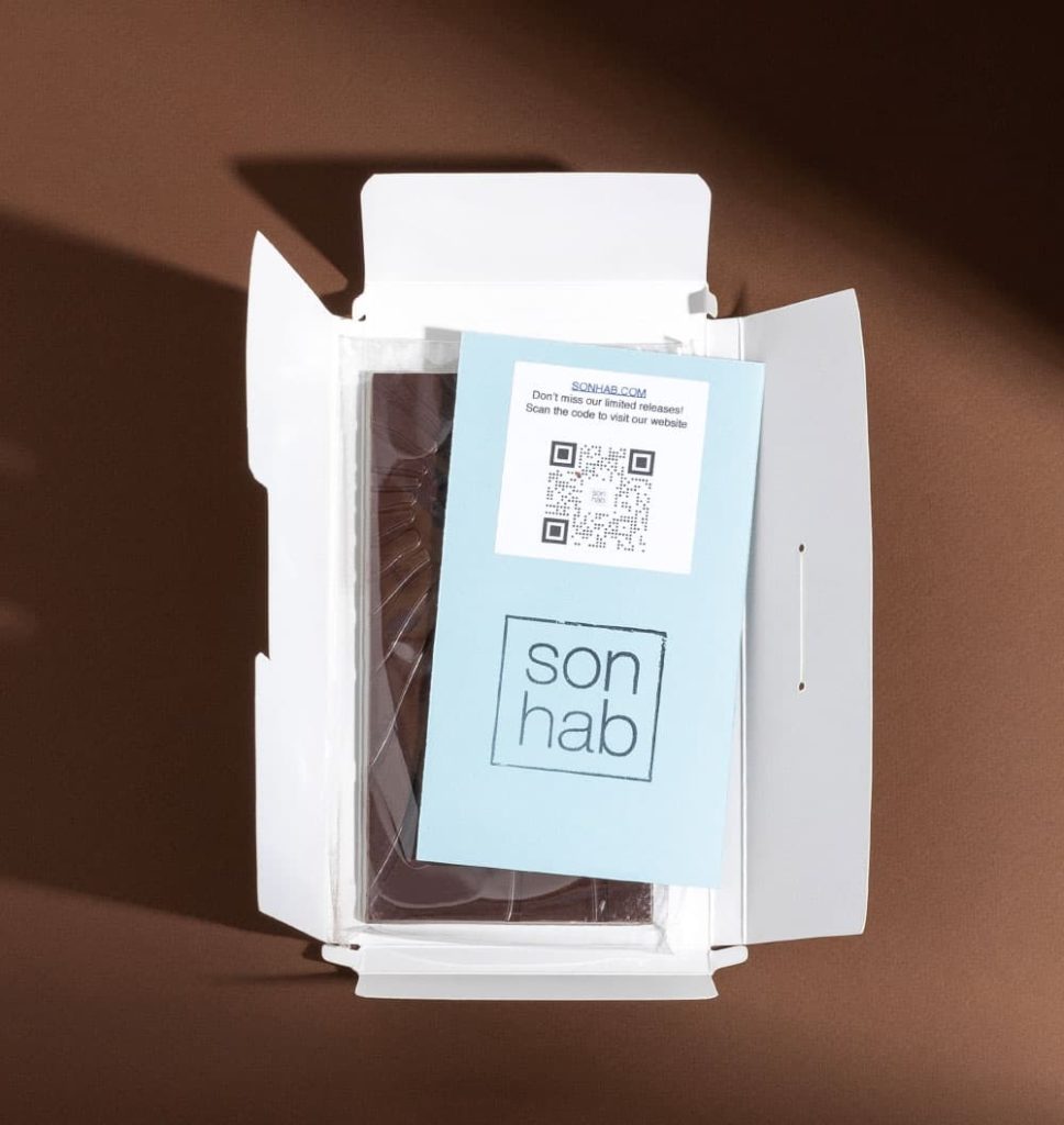 sonhab chocolate branding